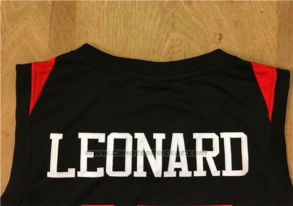 Maglia NCAA San Diego State University Kawhi Leonard #15 Nero